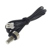 Temperatuur sensor weerstand 10K Ohm NTC-3950 waterdicht M6 schroefdraad 1 meter kabel met JST-XH 2-pin connector